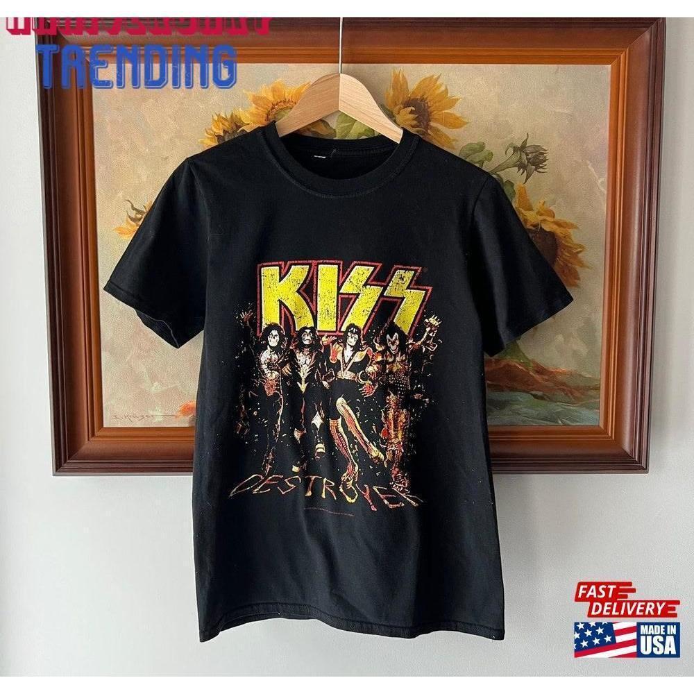 Kiss Destroyer 90 Band Rock Tshirt